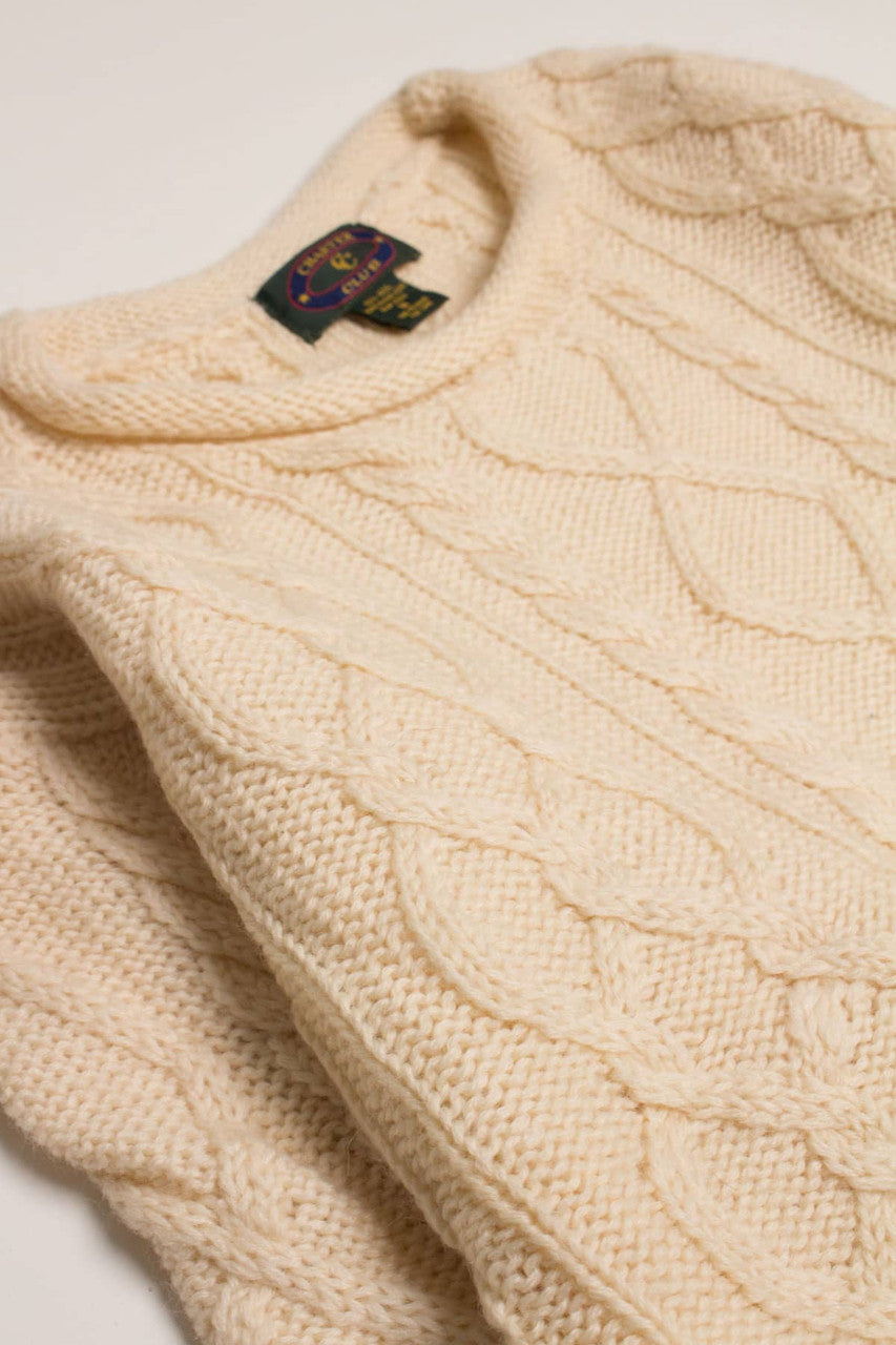 Charter Club Fisherman Sweater 797