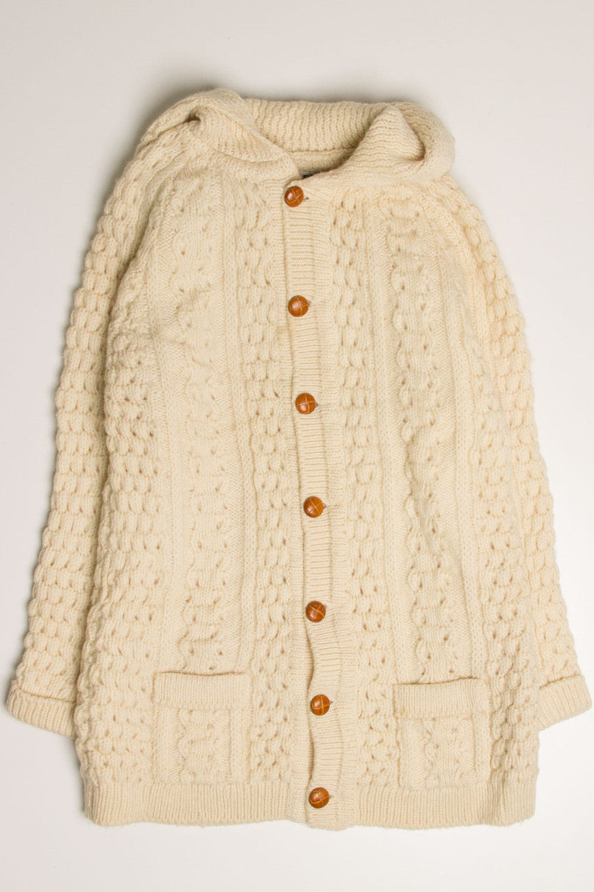 Vintage Filene's Irish Fisherman Cardigan 858