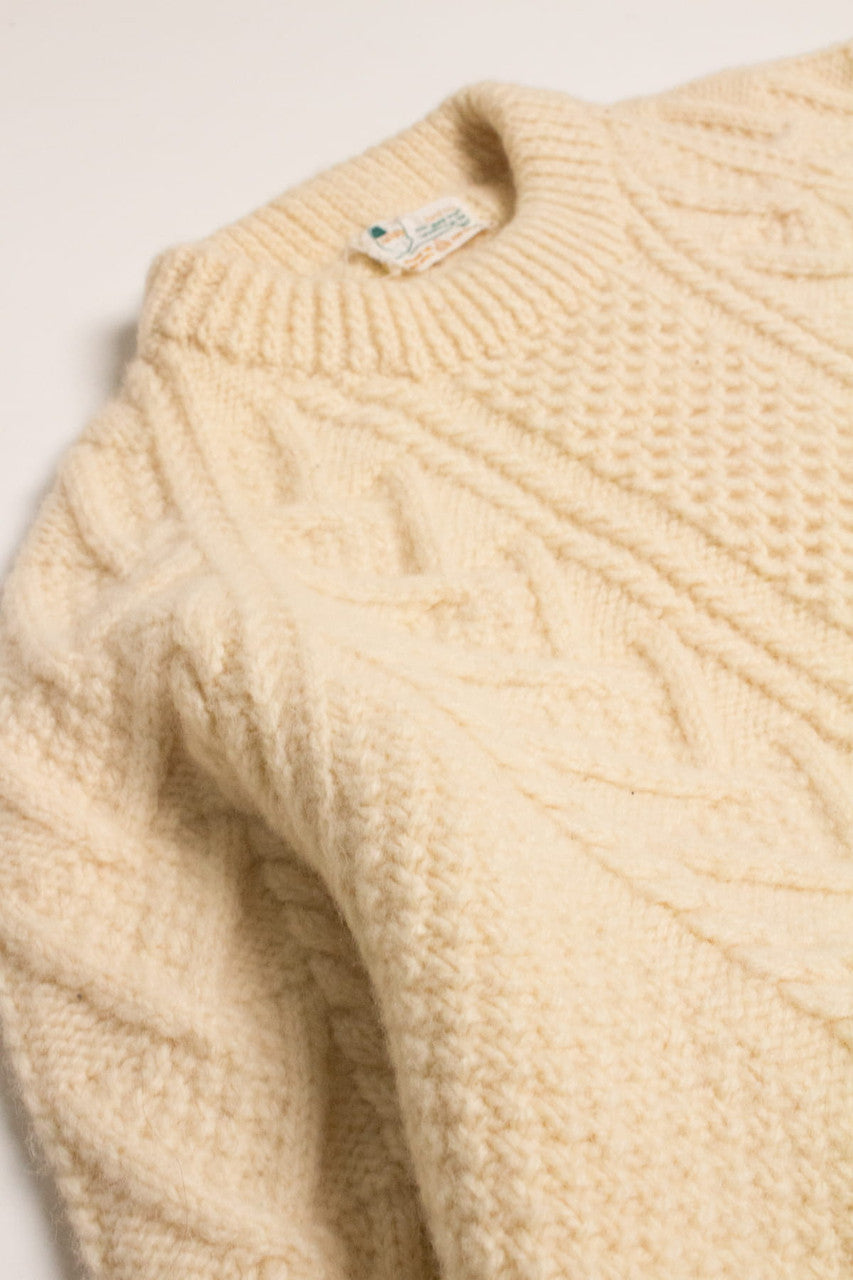 Vintage Carbery Irish Fisherman Sweater 884