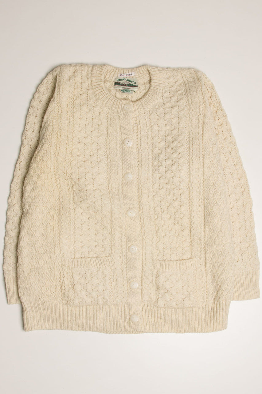 Aran Crafts Irish Fisherman Cardigan 915