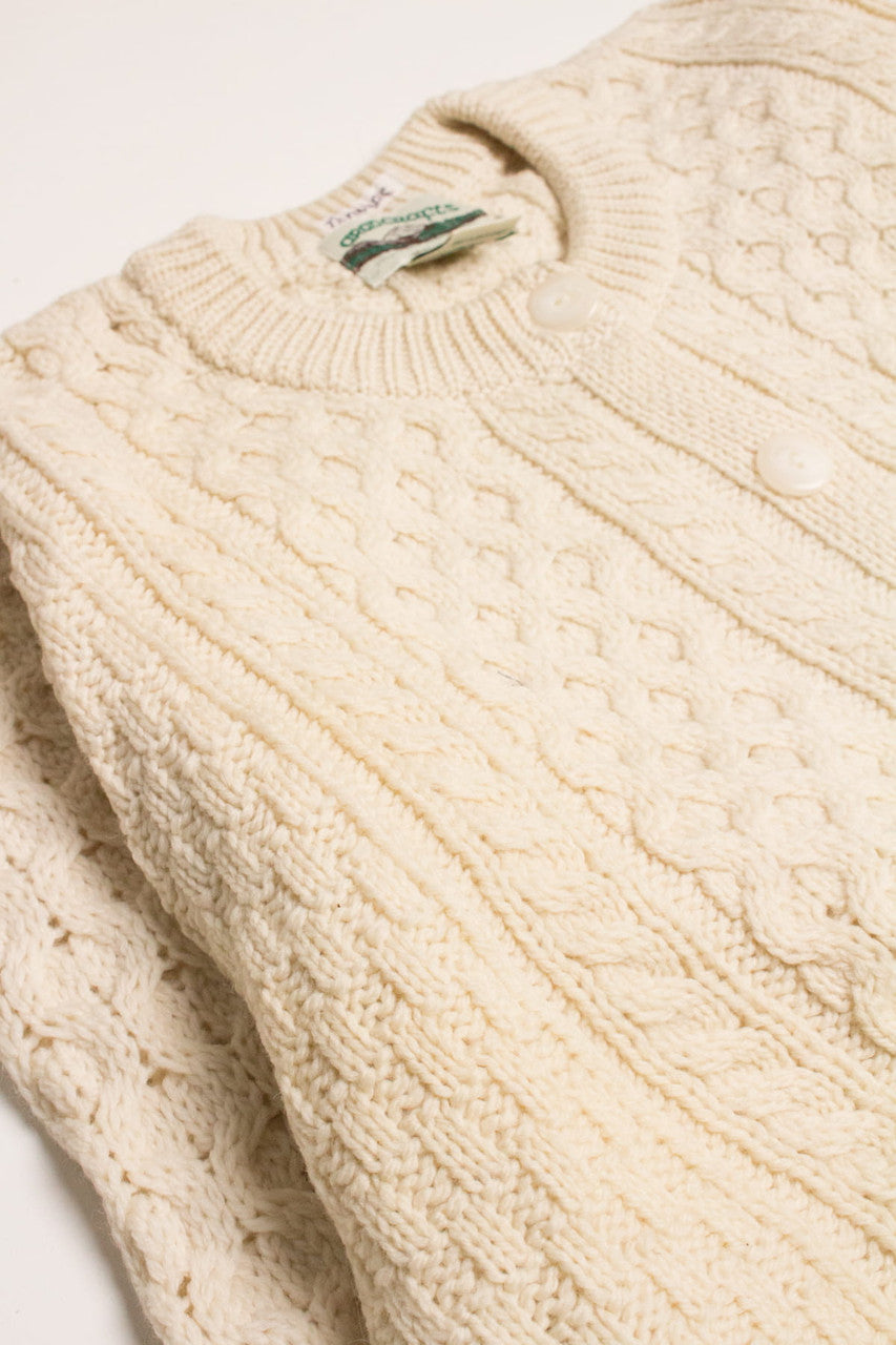 Aran Crafts Irish Fisherman Cardigan 915