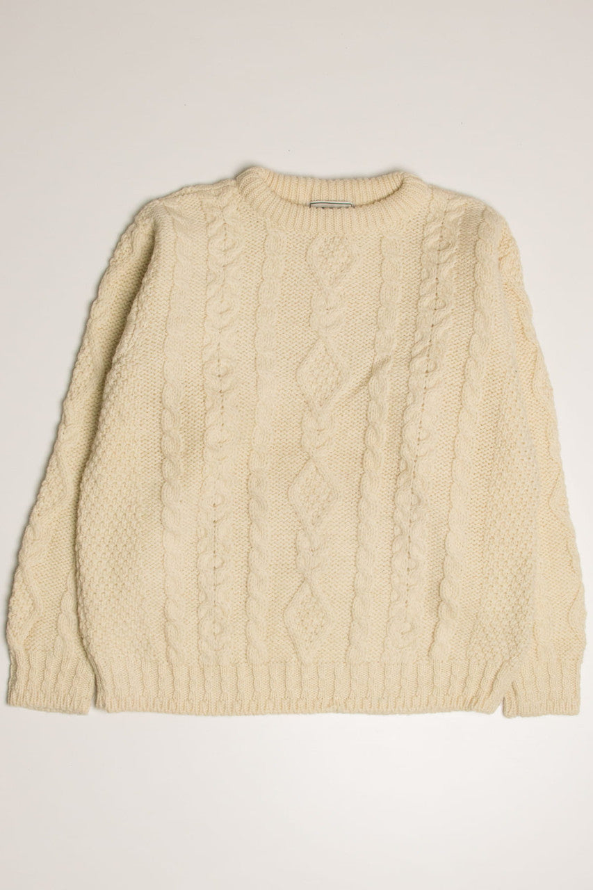 L.L. Bean Irish Fisherman Sweater