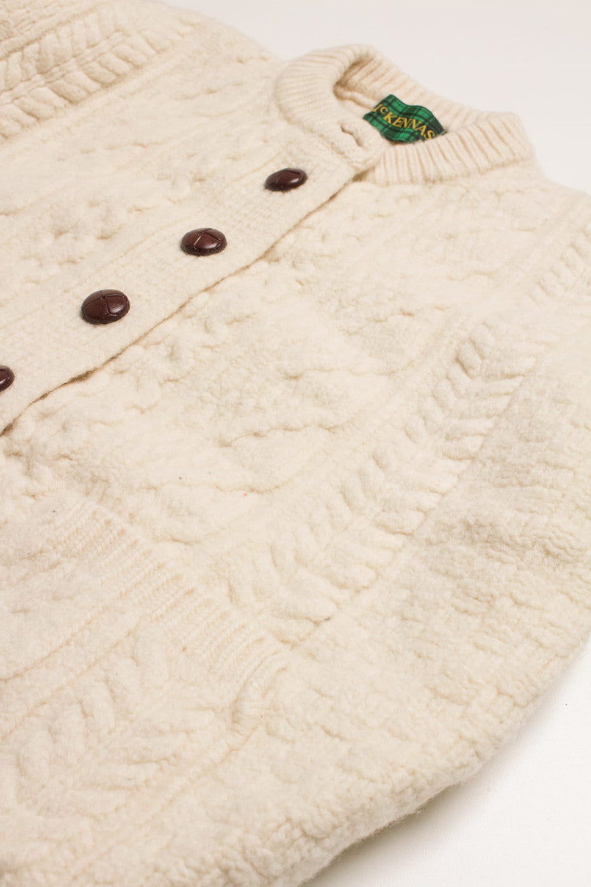 Vintage McKennas Fisherman Cardigan 924