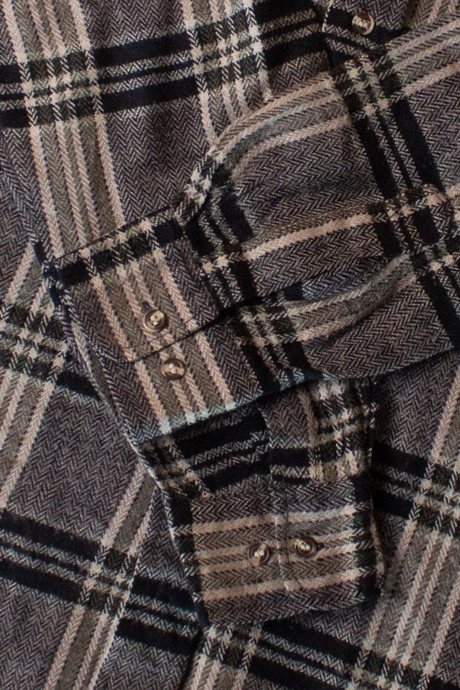 Vintage Gray S.W. Casuals Flannel Shirt (1990s)
