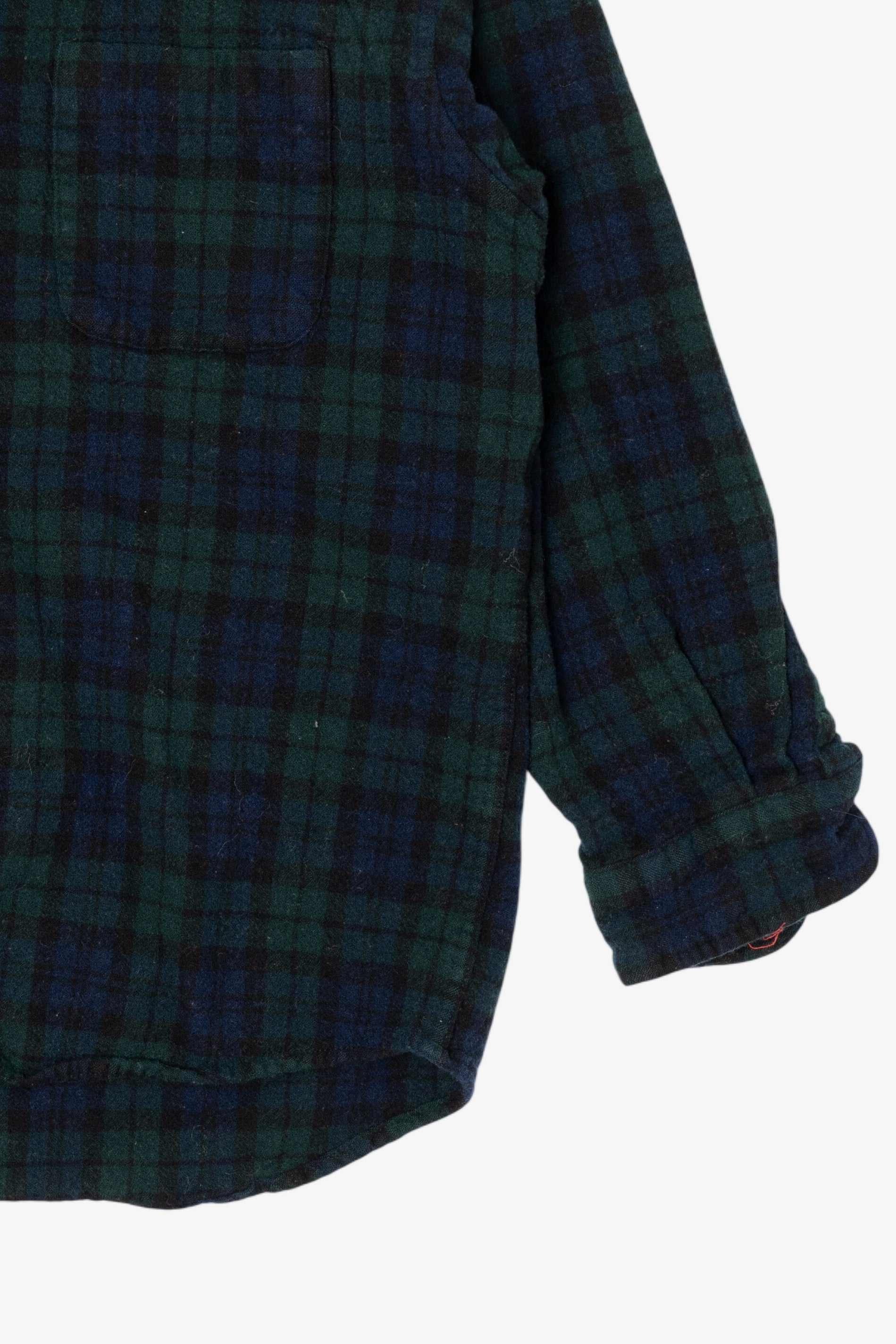 Vintage Dark Green Pendleton Authentic Black Watch Tartan Button Up Shirt (1980s)