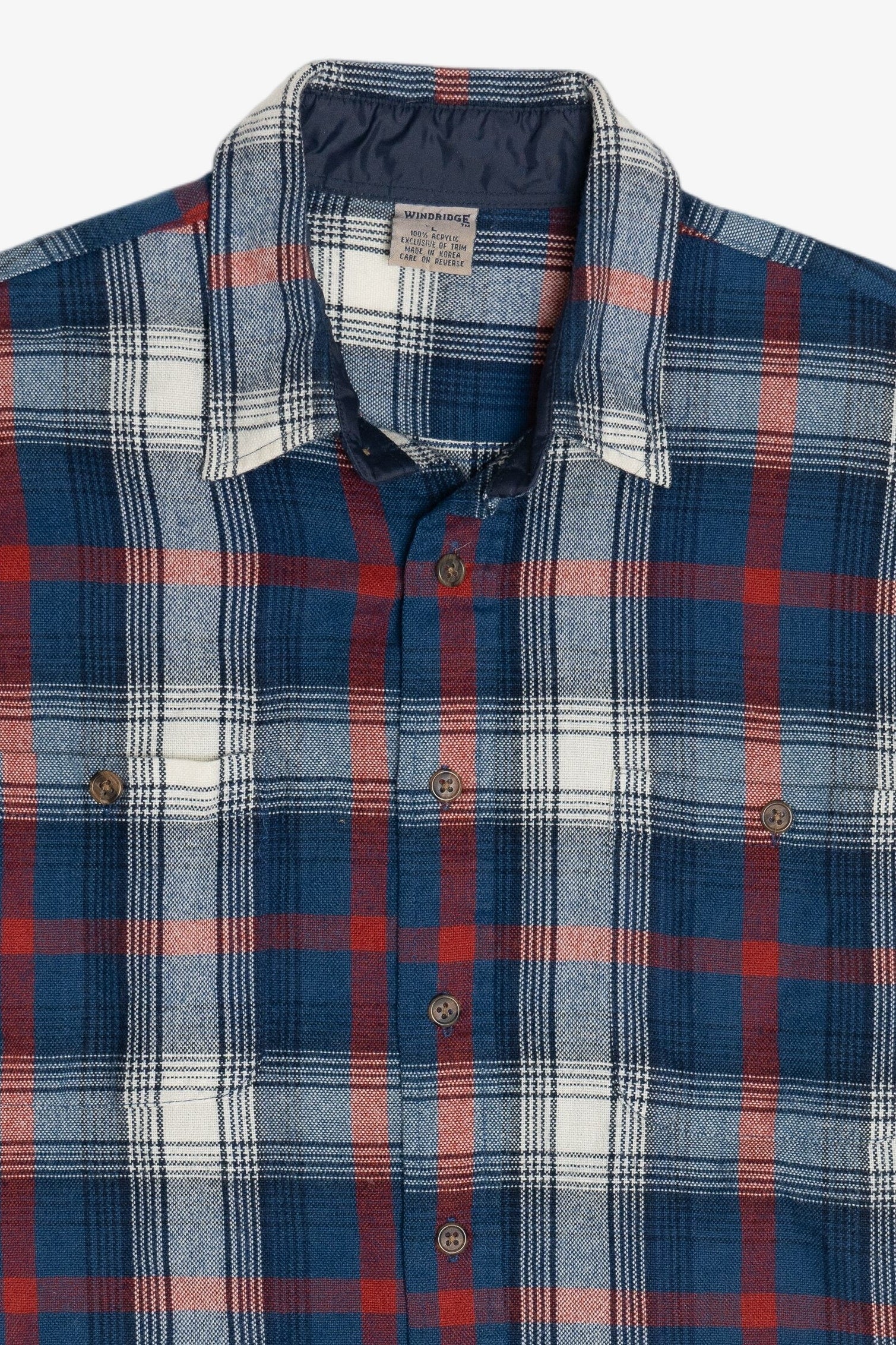 Vintage Windridge Double Pocket Flannel (1980s)