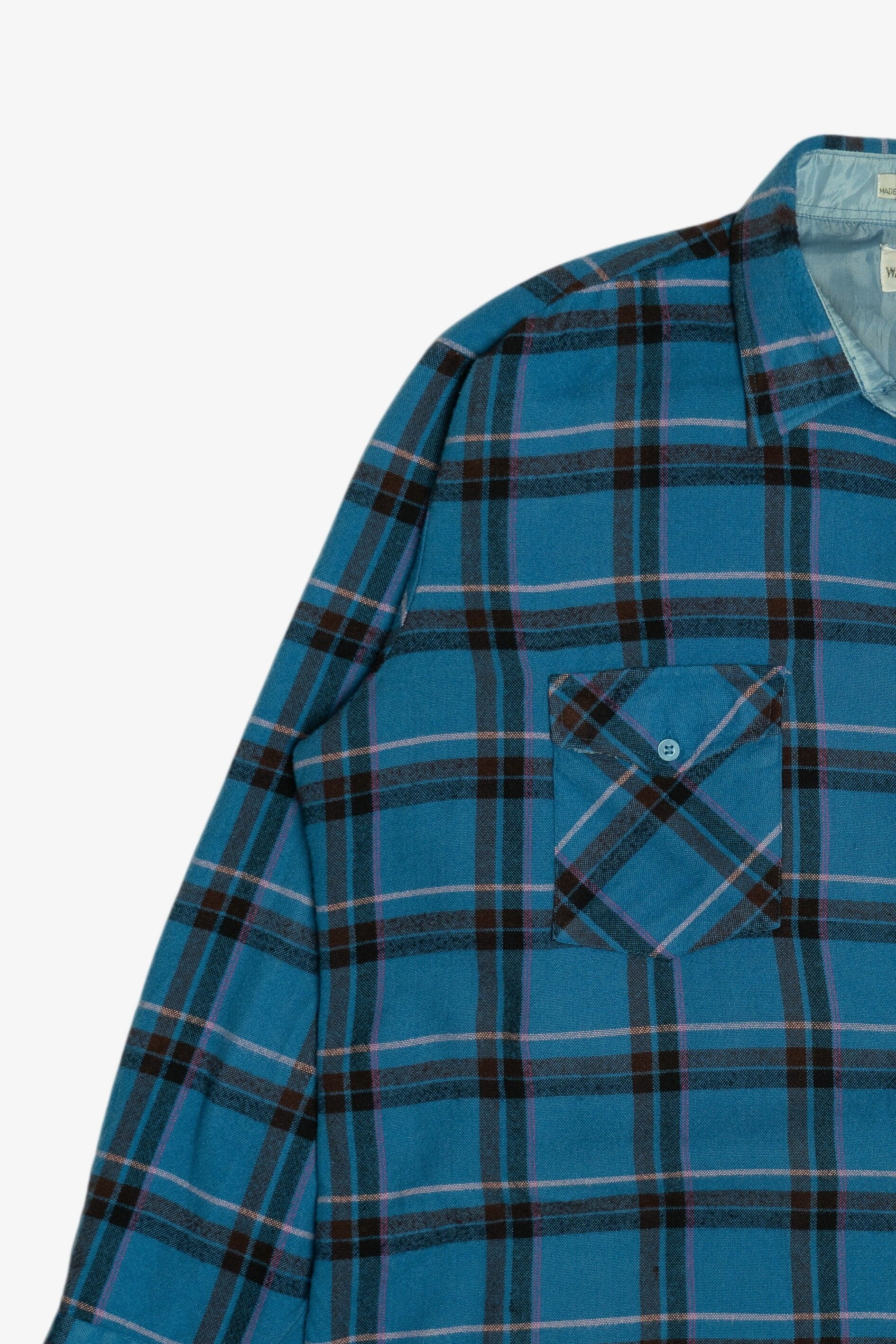 Vintage Windbreaker Double Pocket Flannel (1980s)