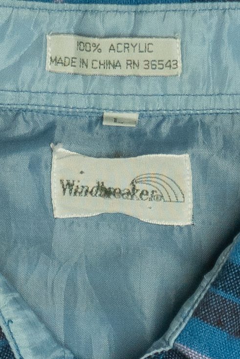 Vintage Windbreaker Double Pocket Flannel (1980s)