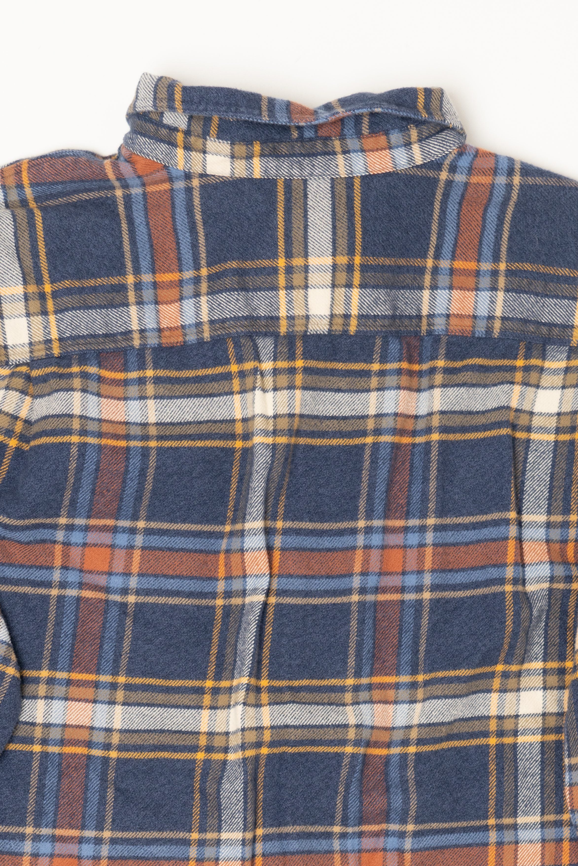 Blue Plaid Patagonia Button Up Flannel Shirt (2010s)