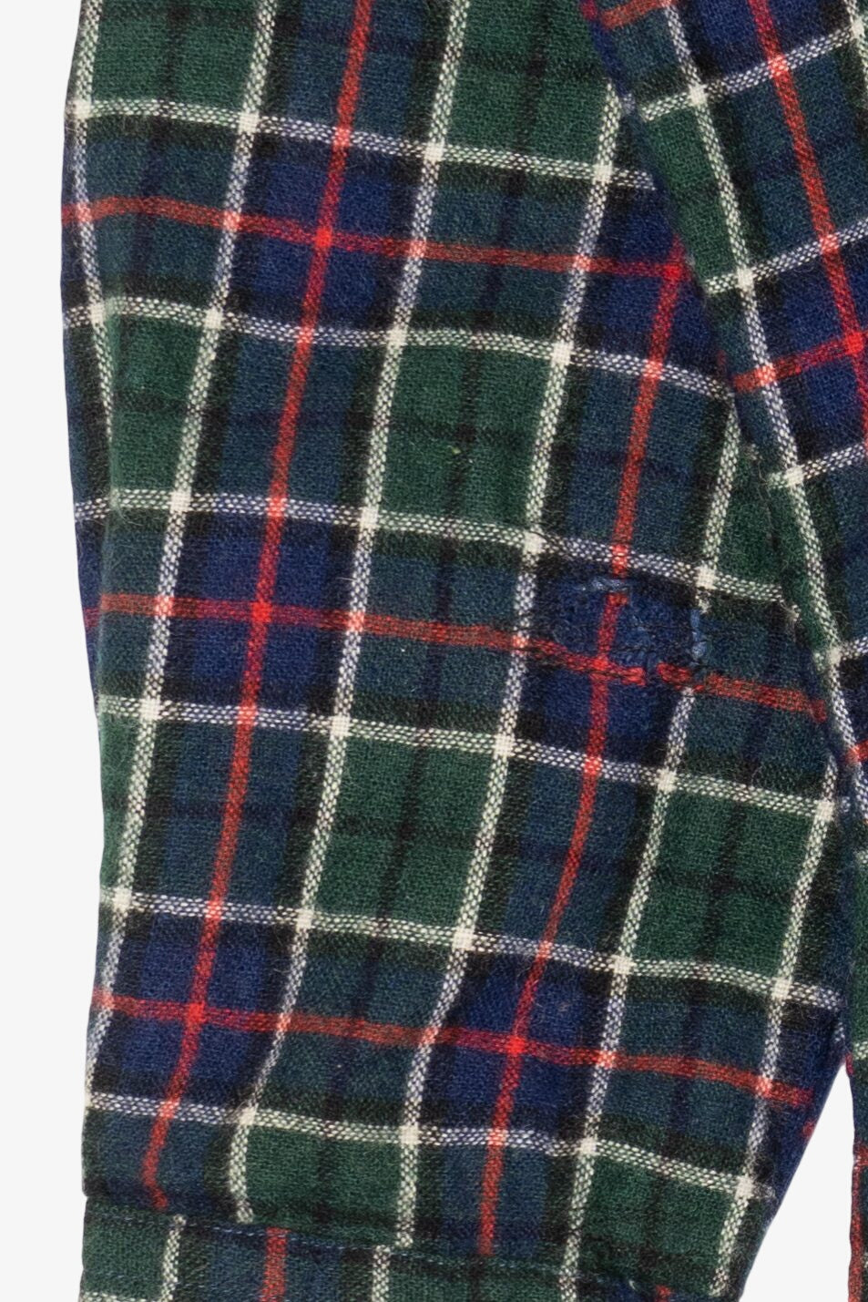 Vintage Green Plaid Oregon Trails Flannel Button Up Shirt (1980s)