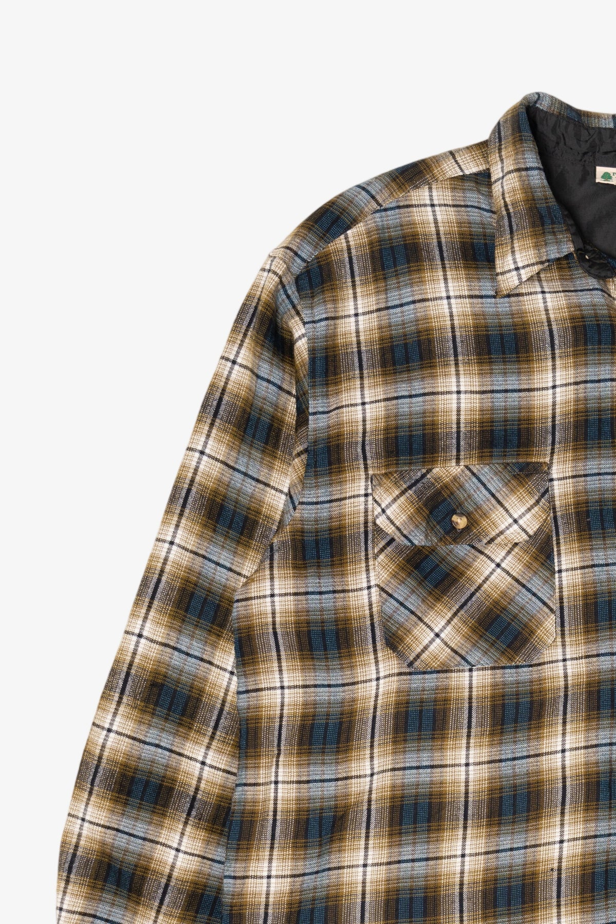 Vintage Plaid Northwest Territory Flannel Button Up Shirt (1990s)