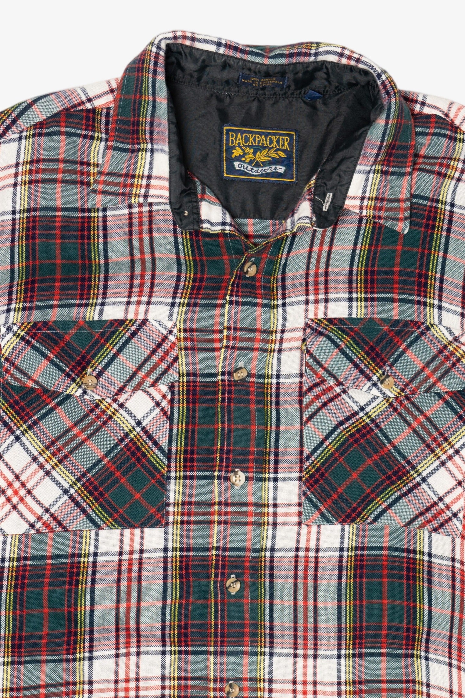 Vintage Plaid Backpacker Outdoors Flannel Shirt (1980s)