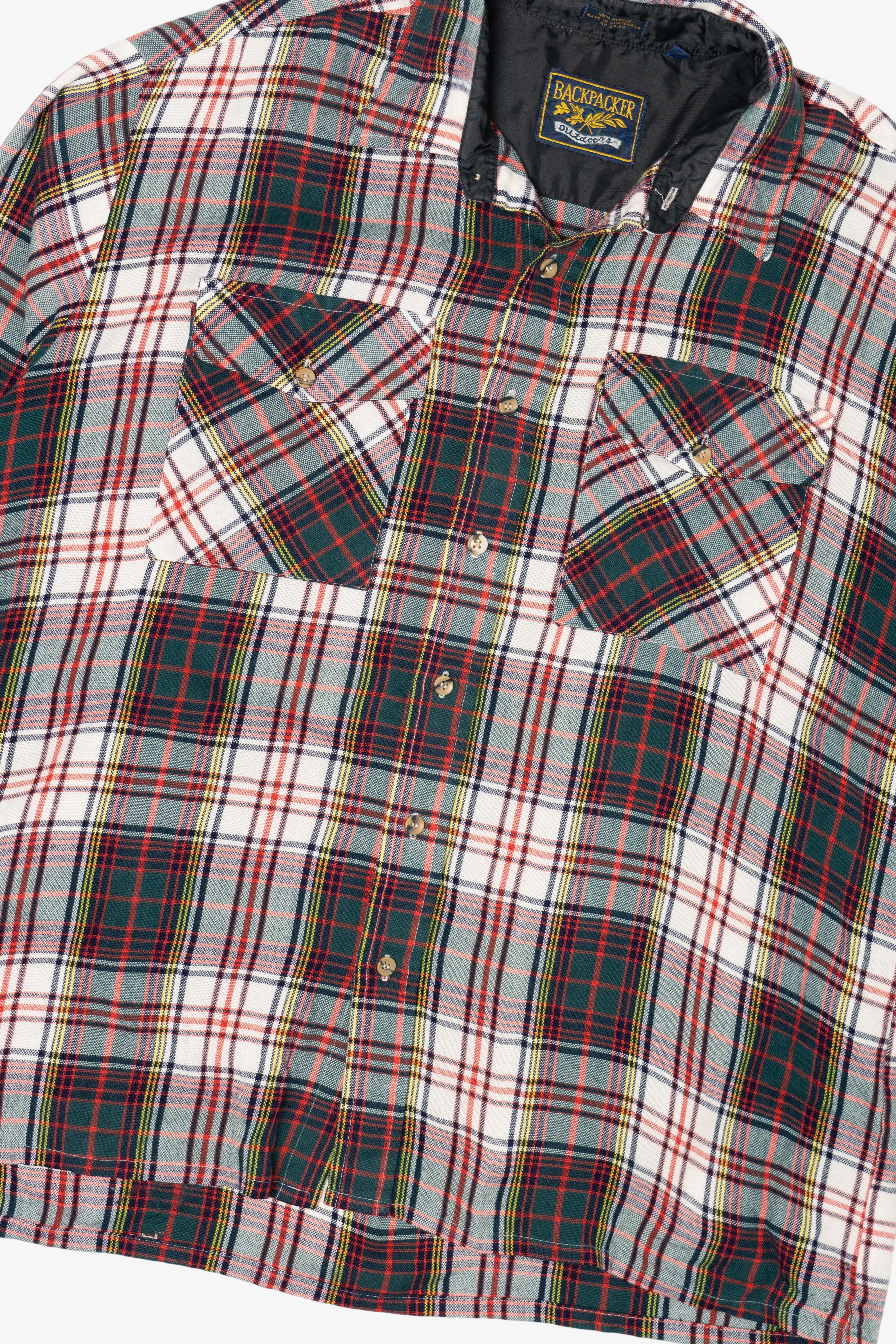Vintage Plaid Backpacker Outdoors Flannel Shirt (1980s)
