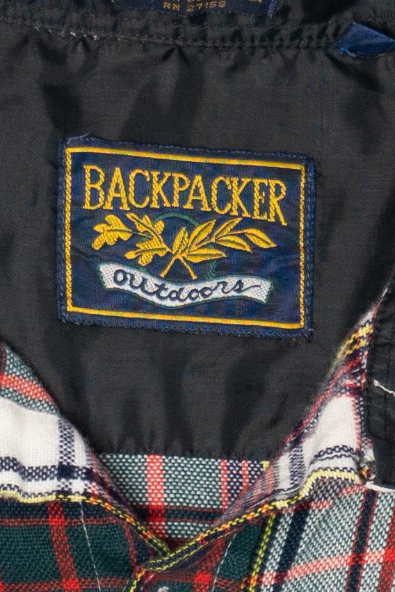 Vintage Plaid Backpacker Outdoors Flannel Shirt (1980s)