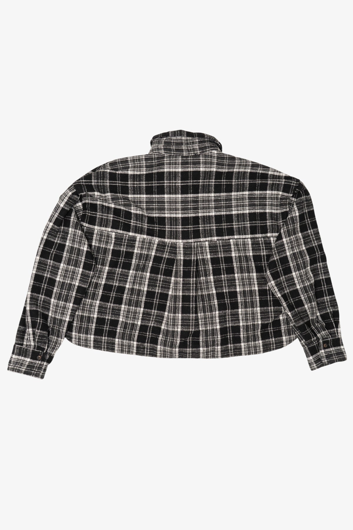 Black And White Hyfve Flannel Button Up Shirt (2020s)