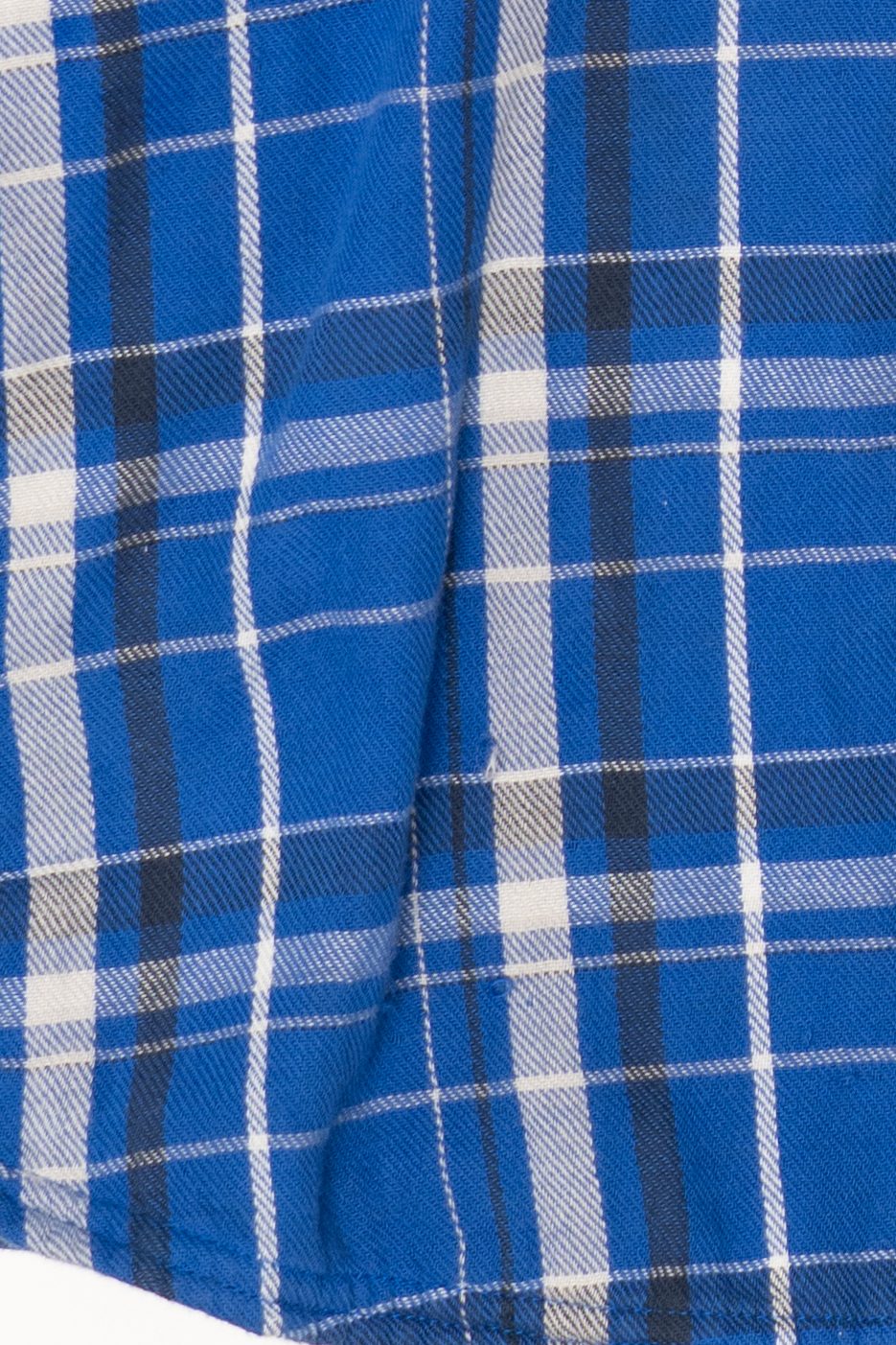 Blue Reversible Columbia Button Up Flannel Shirt (2010s)