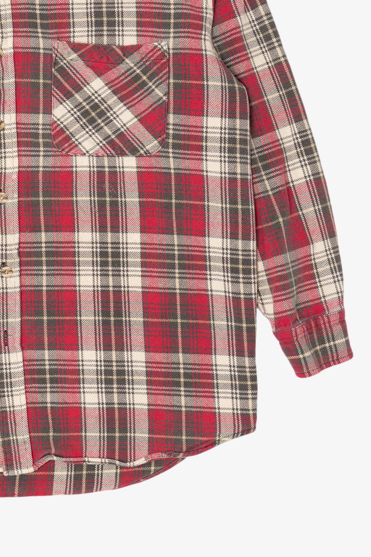 Vintage Red Big Mac Button Up Flannel Shirt (1990s)
