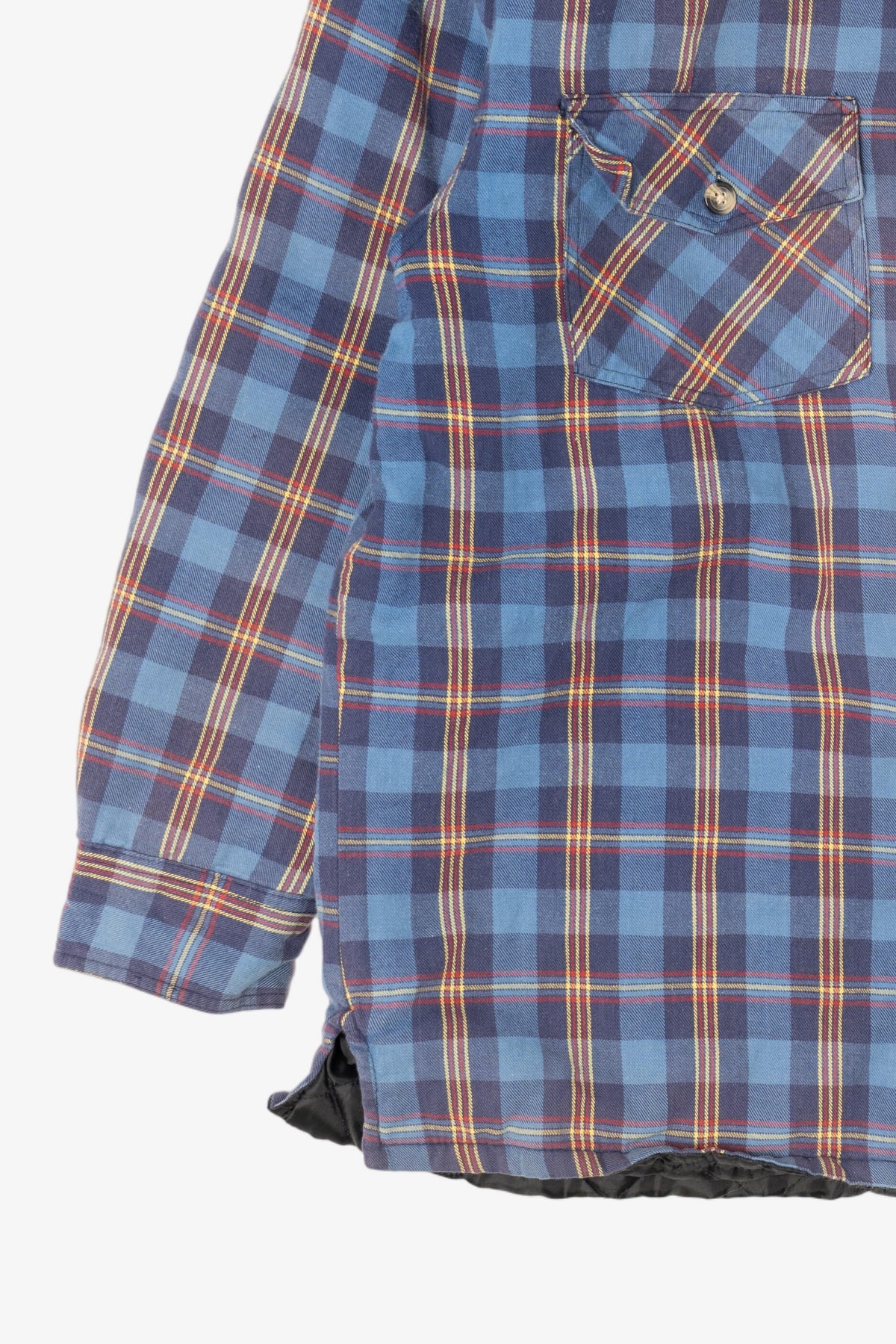 Vintage Blue Blåkläder Quilt Lined Flannel Shirt (1990s)