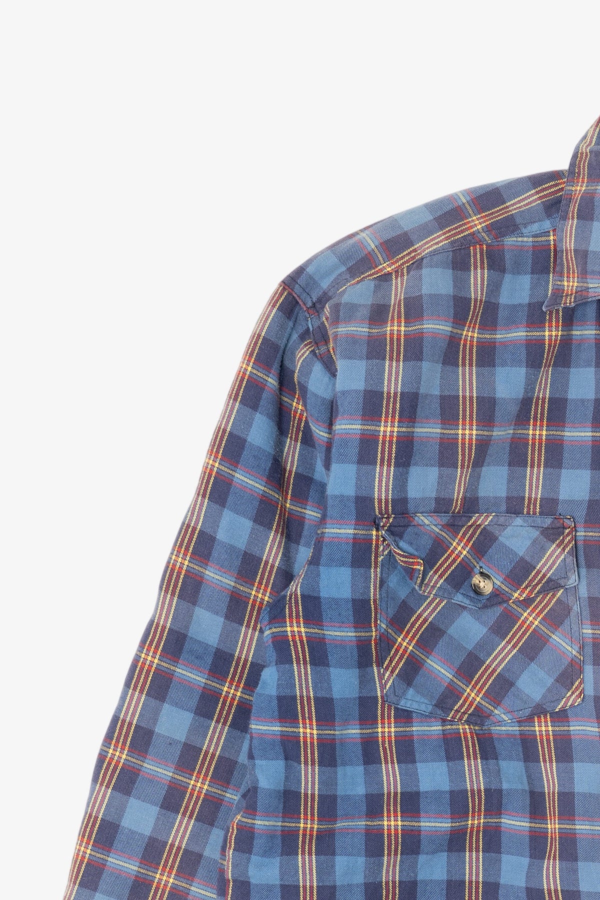 Vintage Blue Blåkläder Quilt Lined Flannel Shirt (1990s)