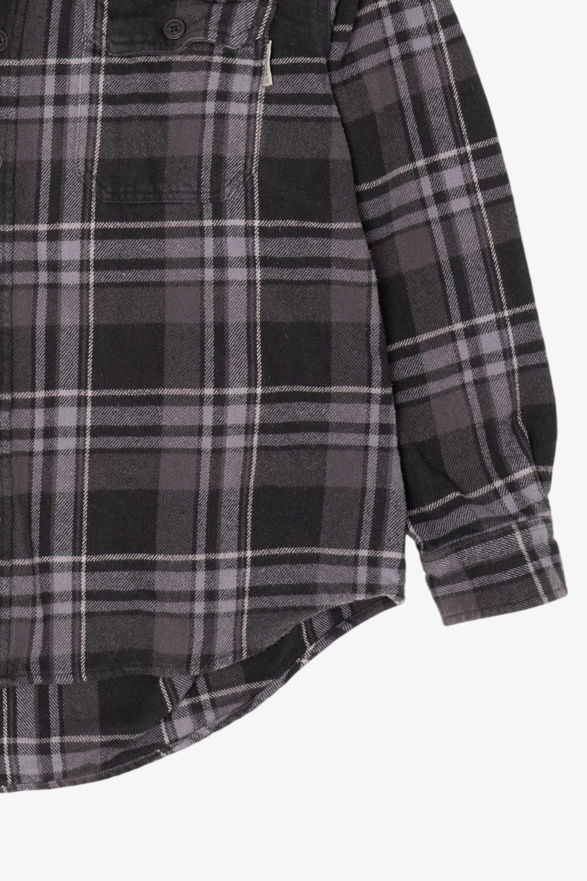 Dark Gray Plaid Wolverine Button Up Shirt (2010s)