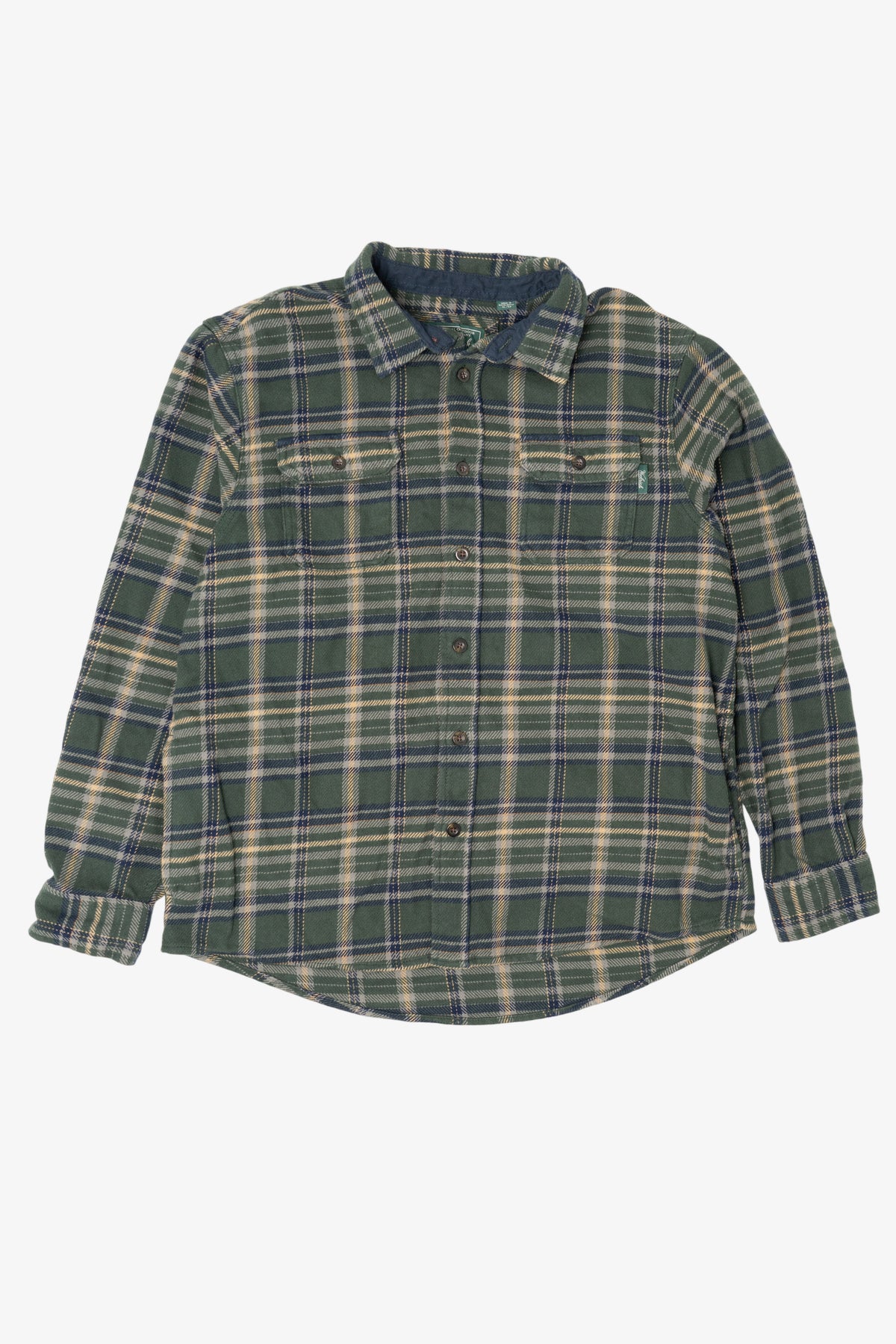 Vintage Green Woolrich Button Up Flannel Shirt (2000s)