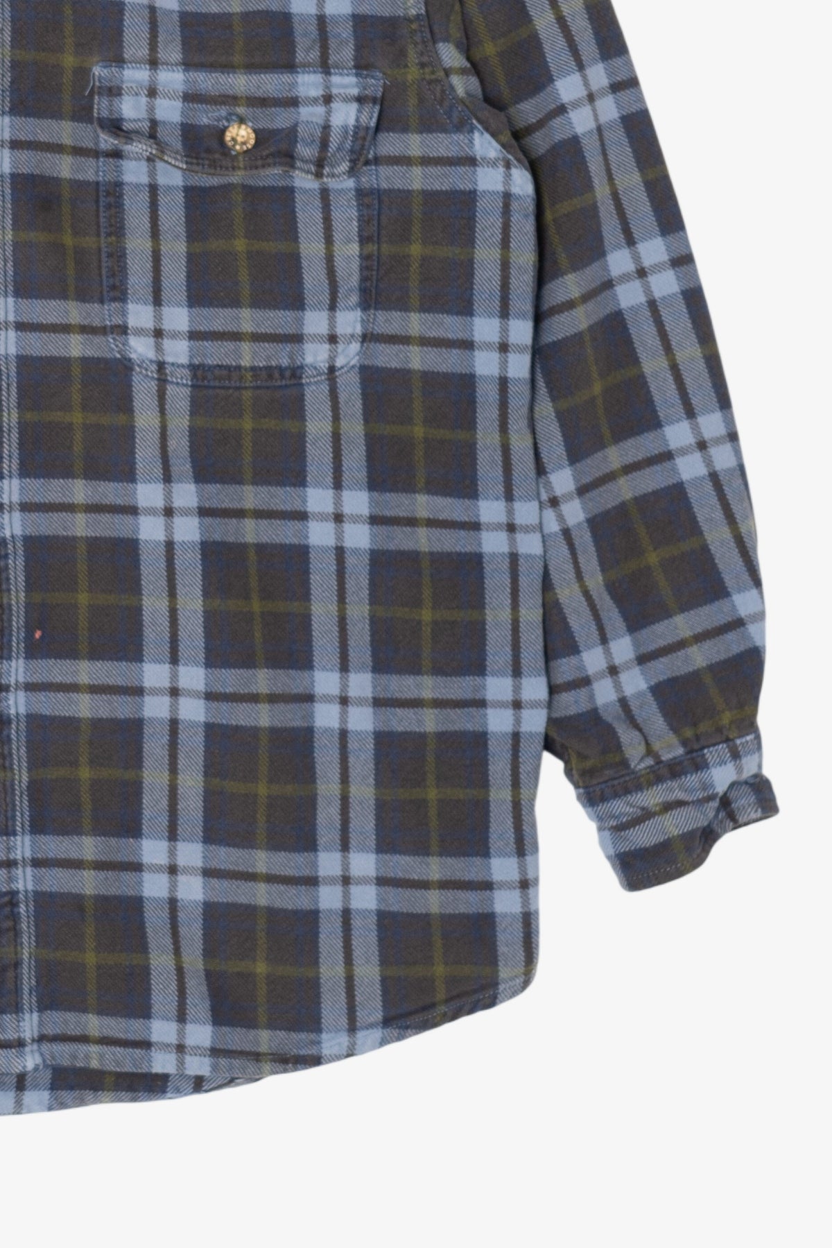 Vintage Navy Blue Moose Creek Button Up Shirt (1990s)