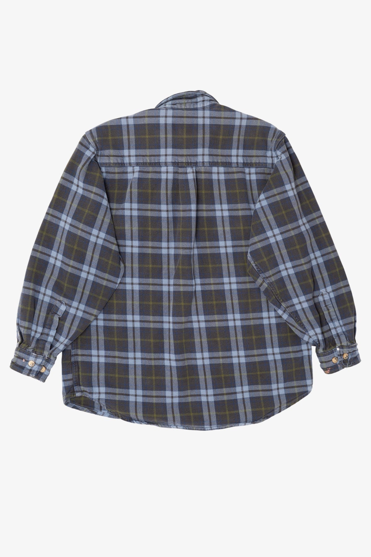 Vintage Navy Blue Moose Creek Button Up Shirt (1990s)