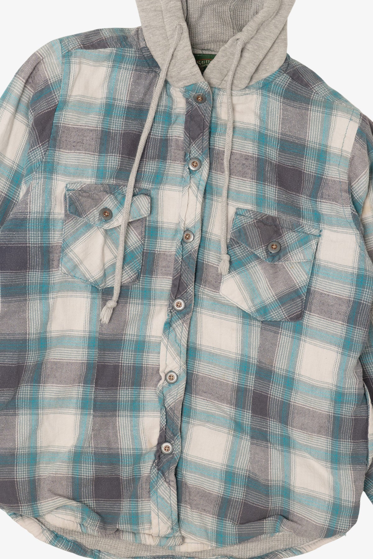 Stillwater Supply Co. Hooded Plaid Button Up Jacket (2010s)