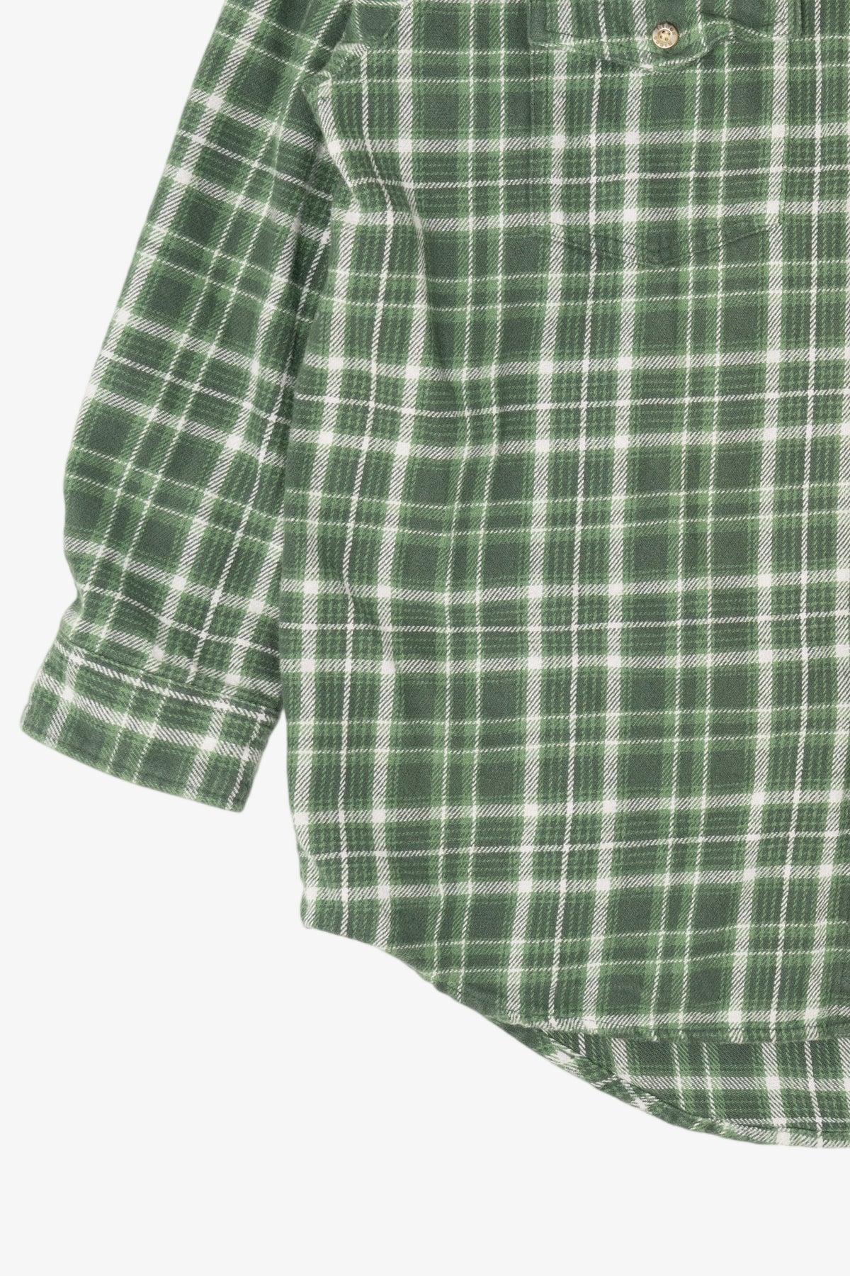 Vintage Green Plaid Wranglers Riggs Button Up Shirt (2000s)
