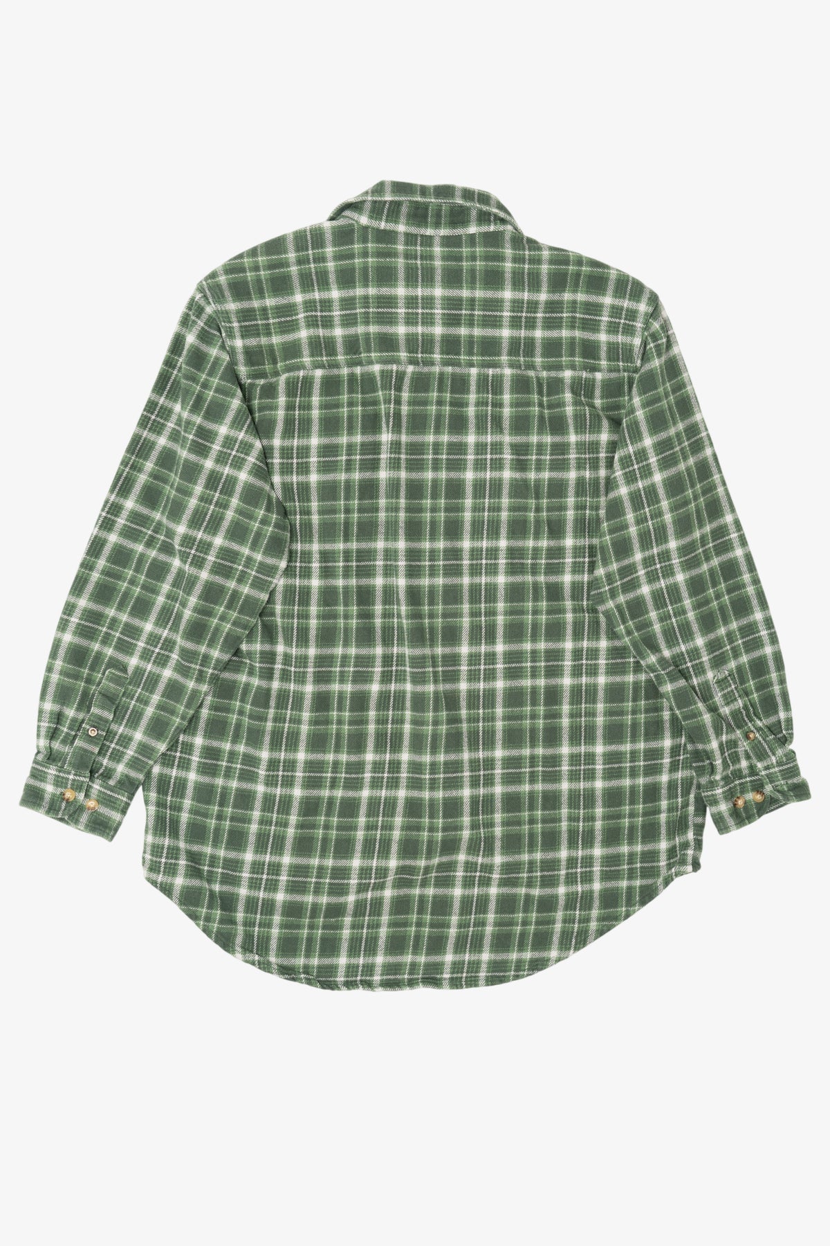 Vintage Green Plaid Wranglers Riggs Button Up Shirt (2000s)