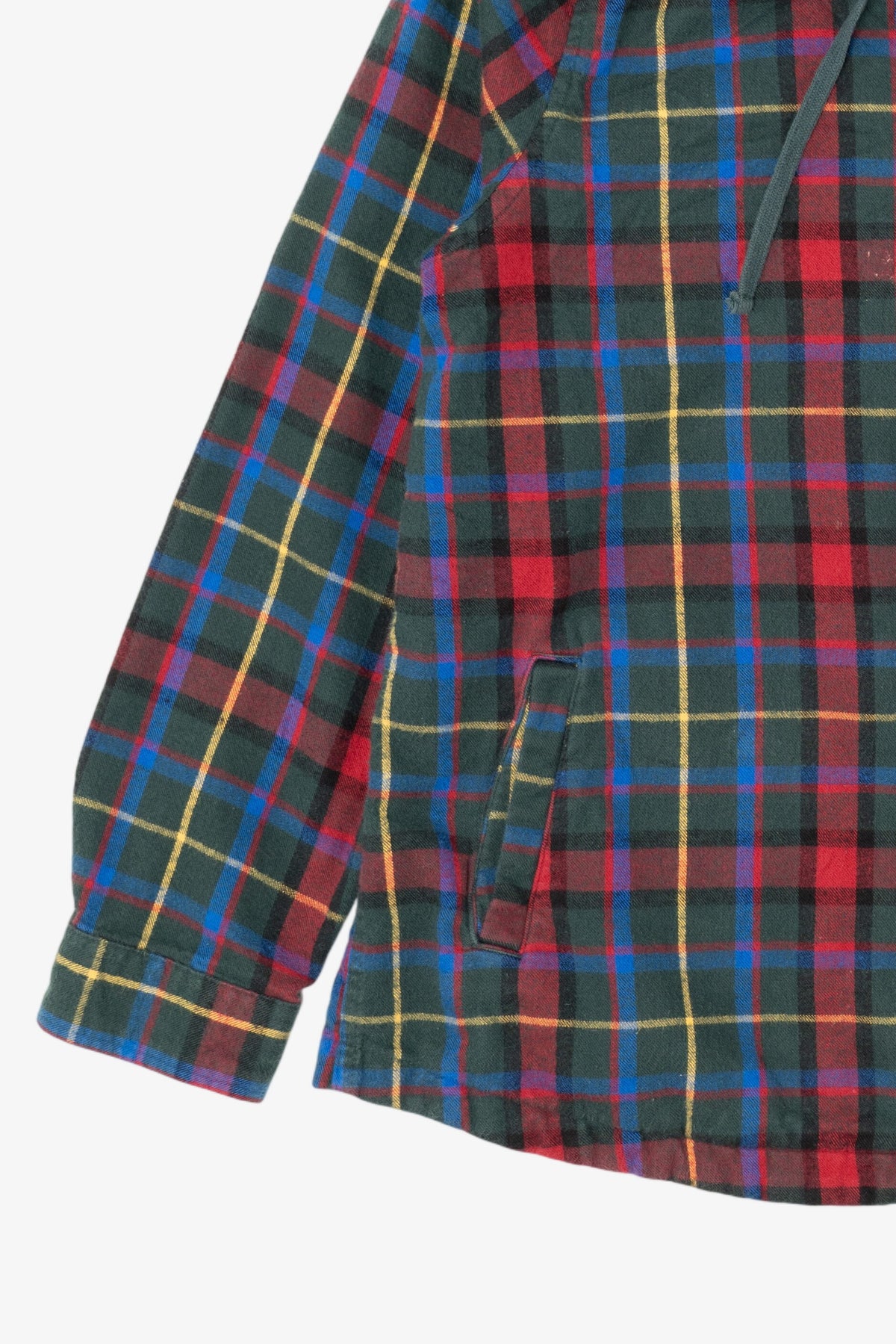 L.L. Bean Zip Up Plaid Hooded Flannel Shirt (2010s)