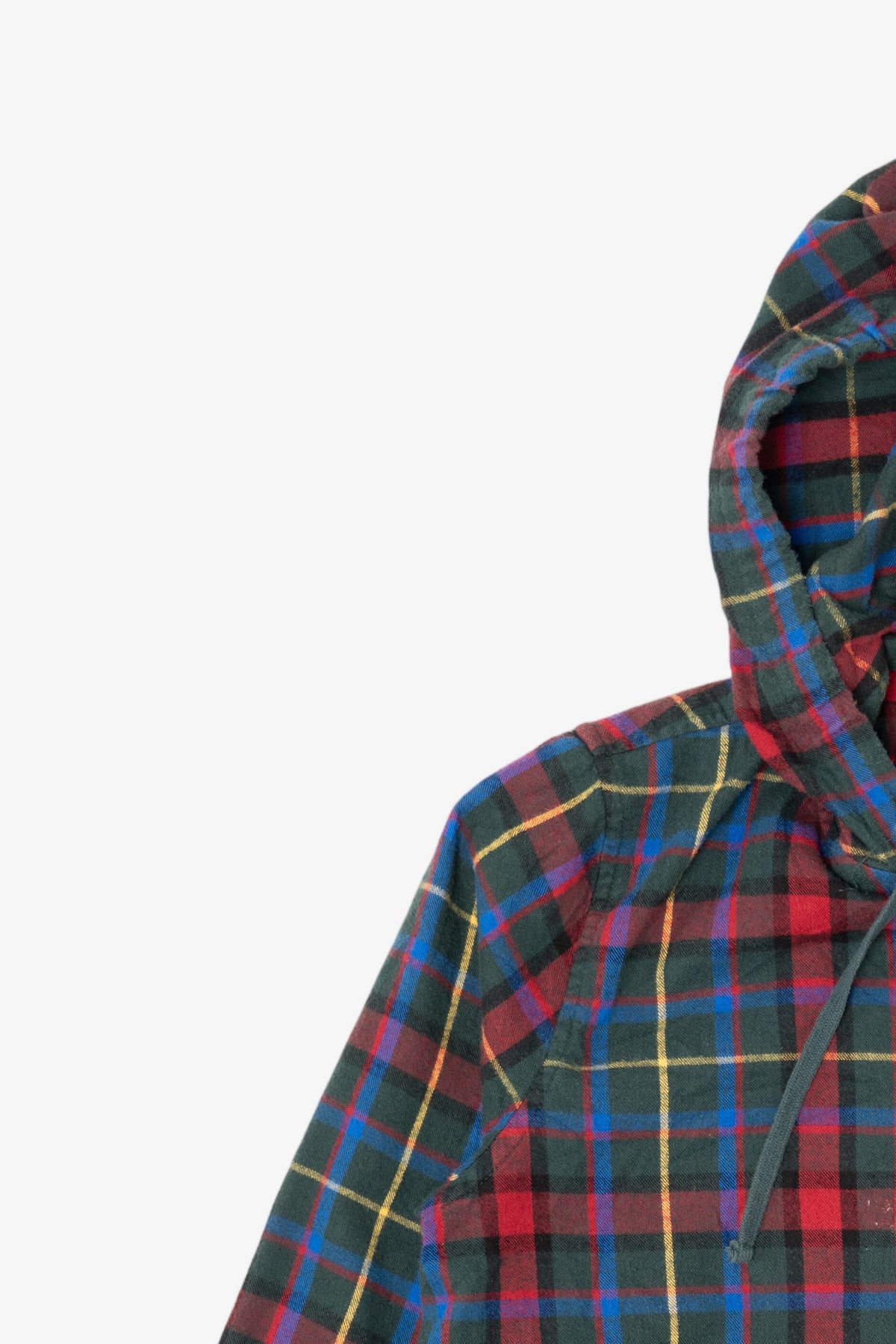 L.L. Bean Zip Up Plaid Hooded Flannel Shirt (2010s)