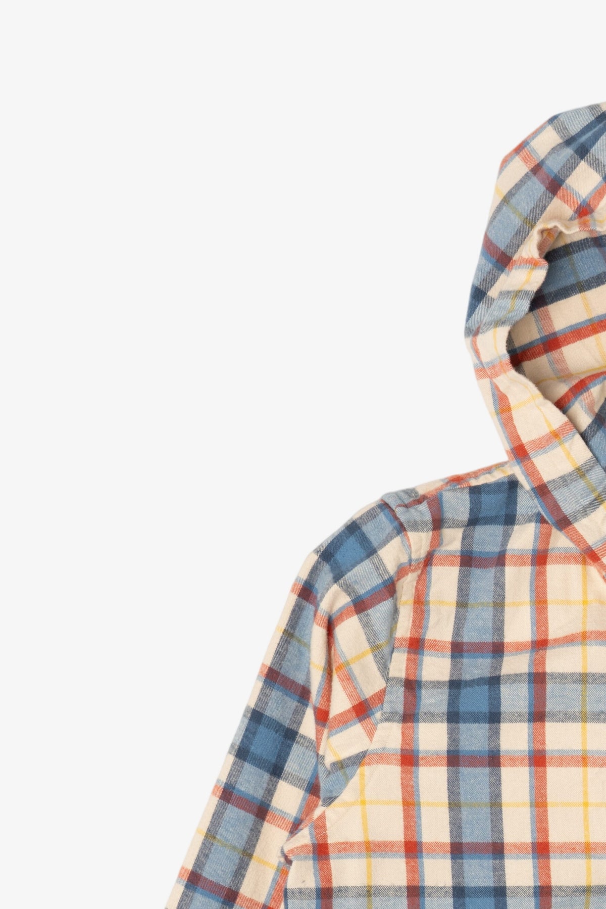 L.L. Bean Plaid Hooded Full Zip Flannel Shirt (2010s)