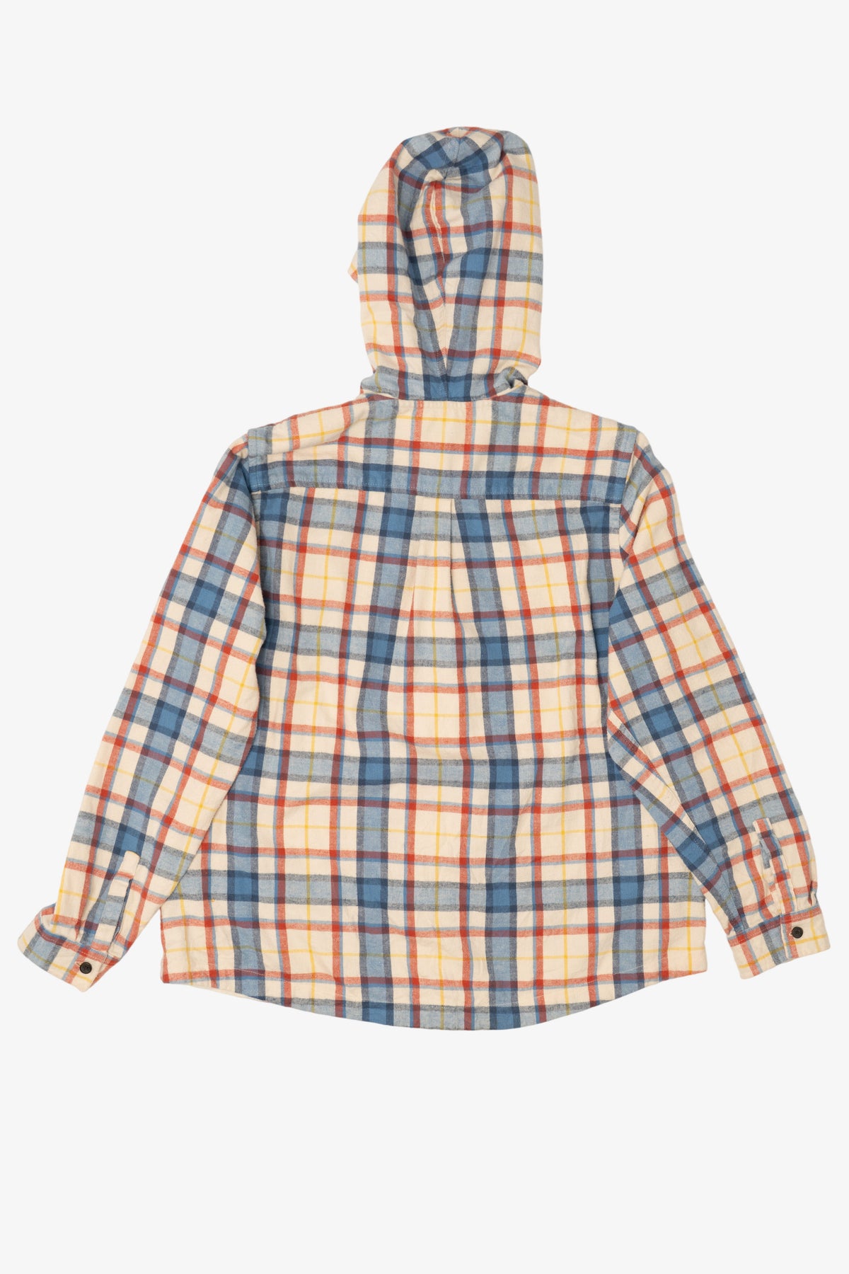 L.L. Bean Plaid Hooded Full Zip Flannel Shirt (2010s)