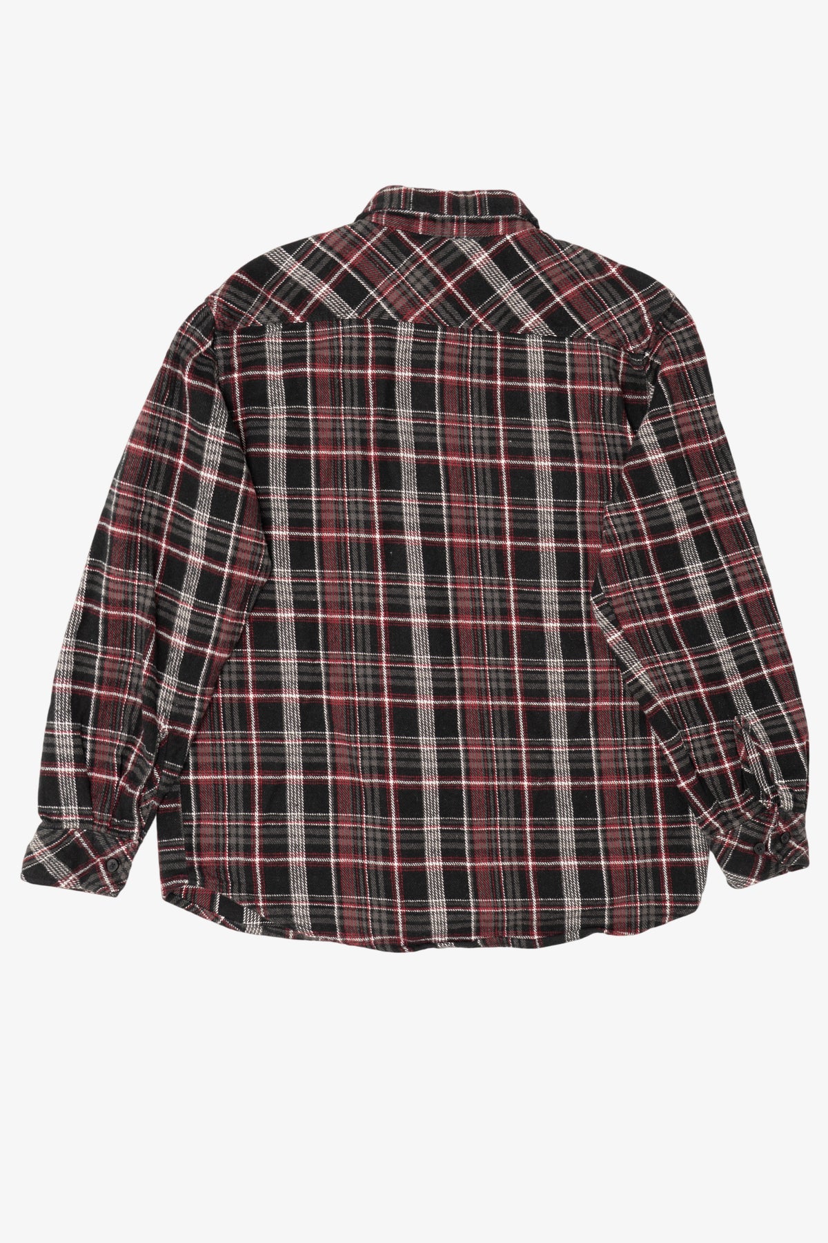 Black And Red Plaid Dickies Button Up Shirt (2010s)
