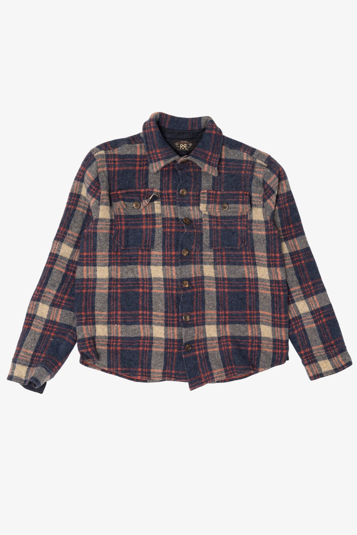 Vintage Plaid Flannel Ralph Lauren Button Up Shirt (1990s)