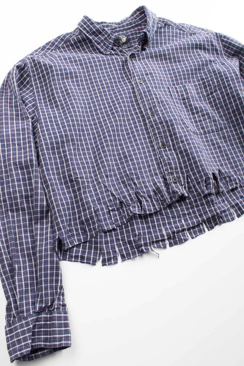 Dockers Cropped Flannel Shirt