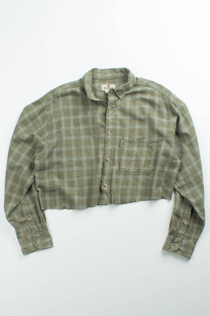 Cropped Woolrich Flannel Shirt (2000s)
