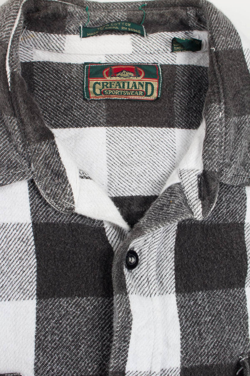 Vintage Greatland Sportswear Thick Flannel Shirt 3639