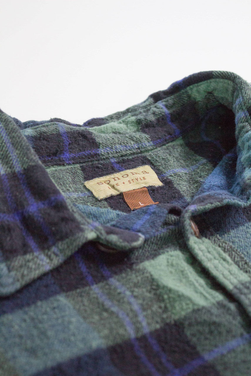 Vintage Sonoma Flannel Shirt