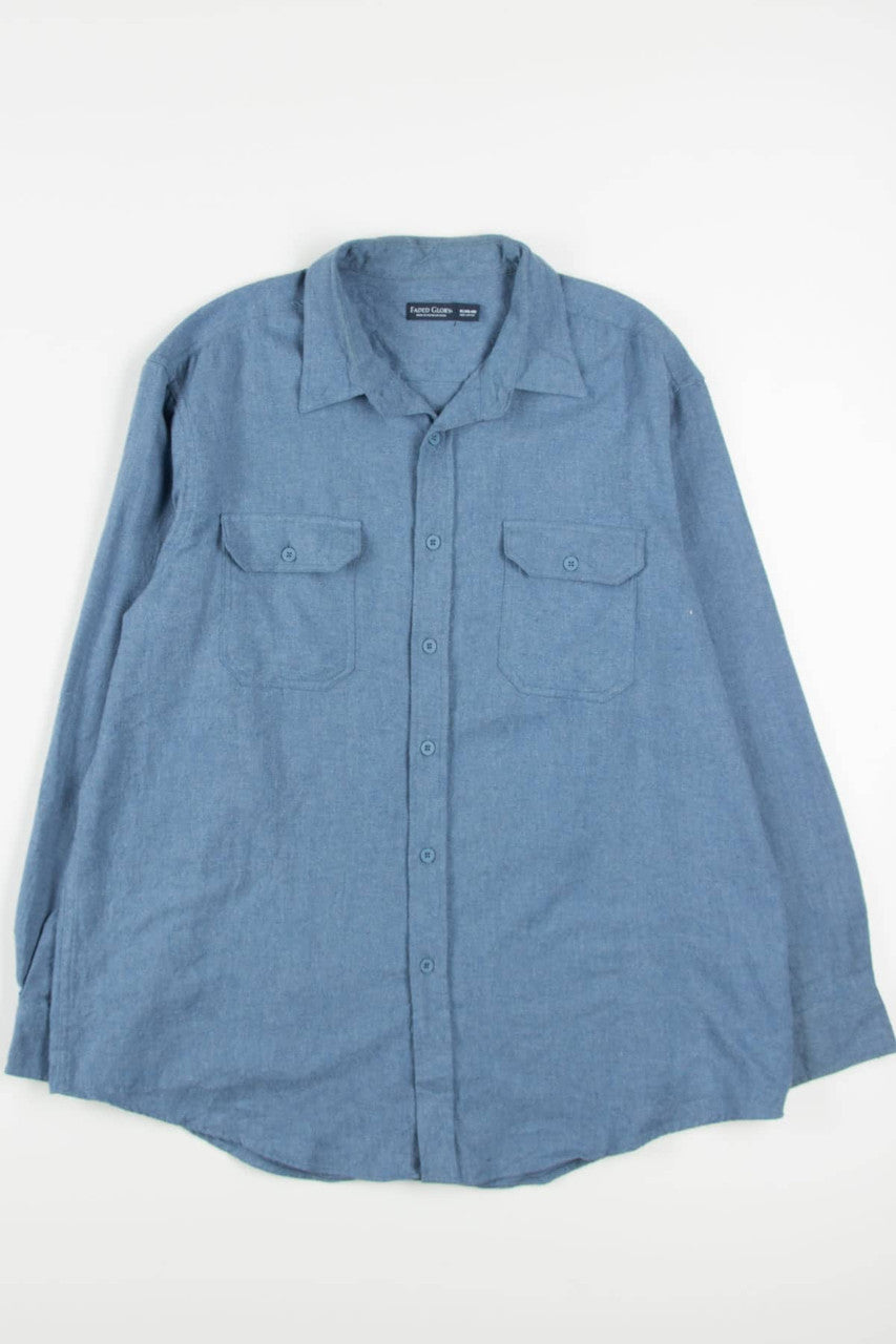 Blue Faded Glory Flannel Shirt (2000s)
