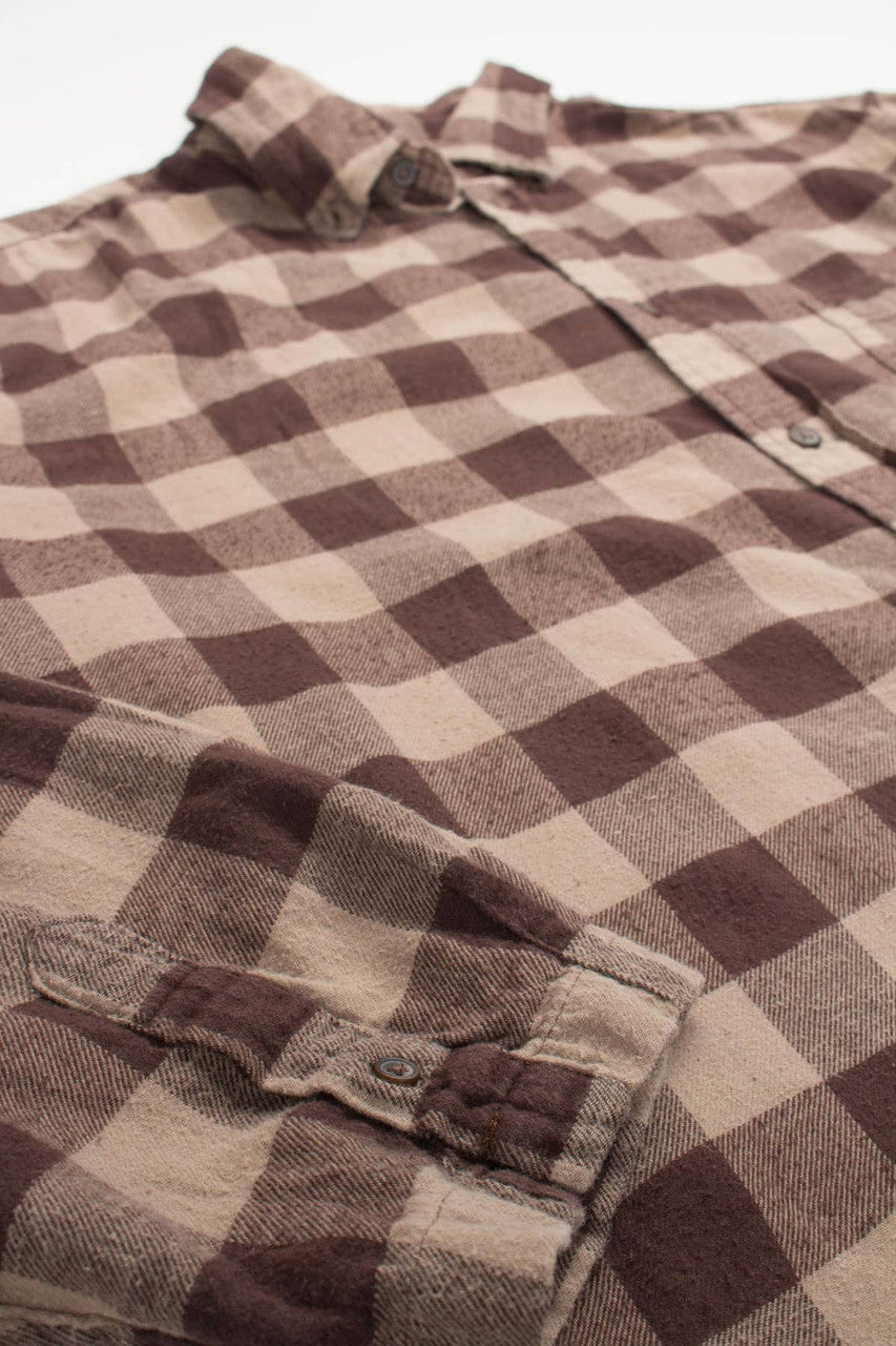 Brown Croft & Barrow Flannel Shirt 3714