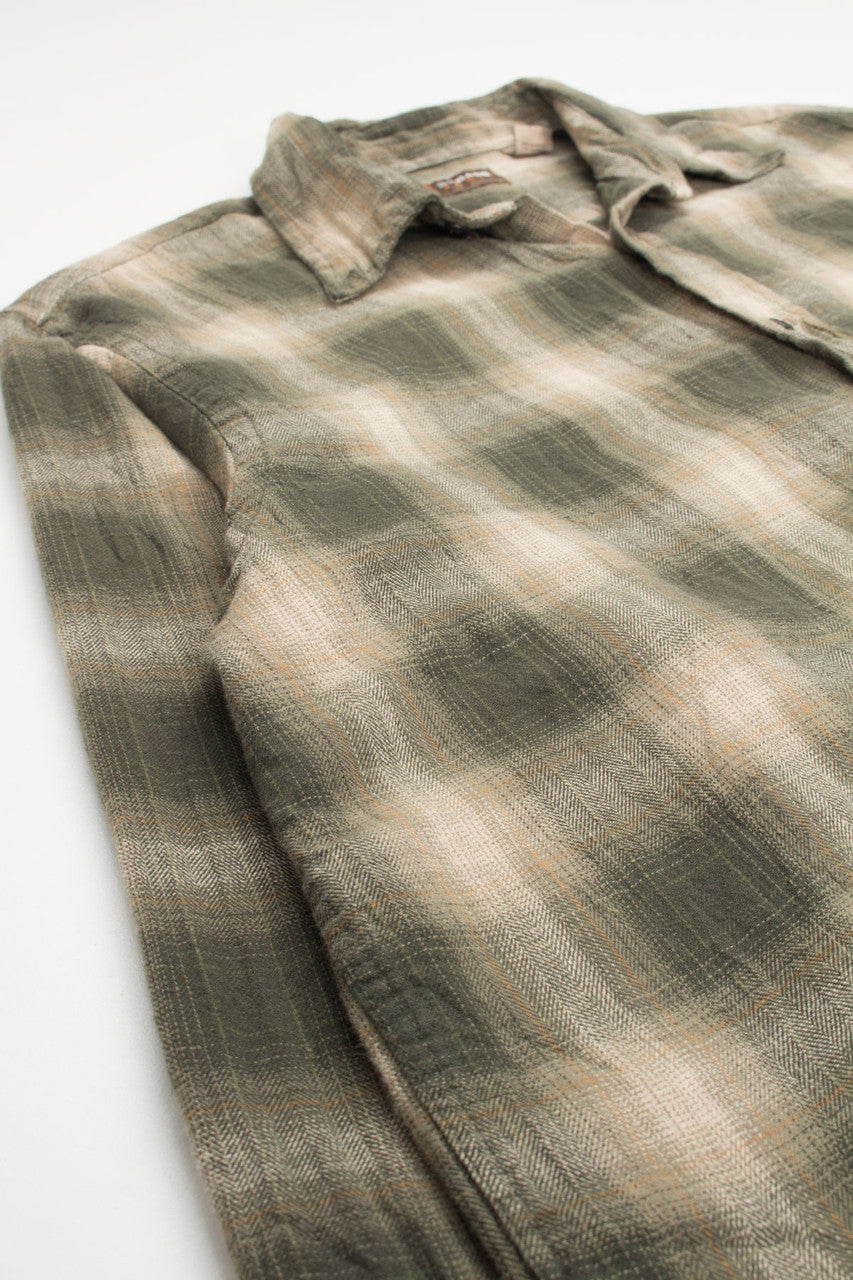 Green G.H. Bass Flannel Shirt 3717