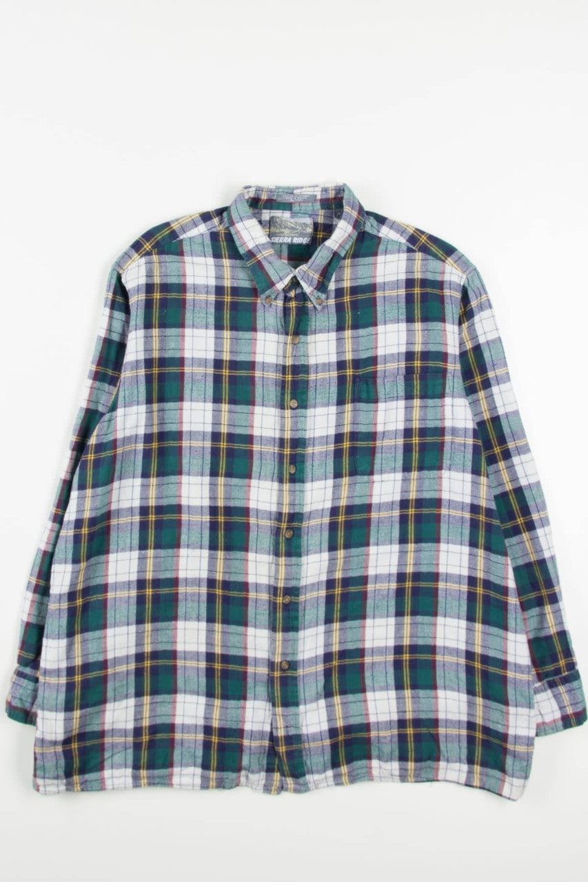 Vintage Sierra Ridge Flannel Shirt 3753