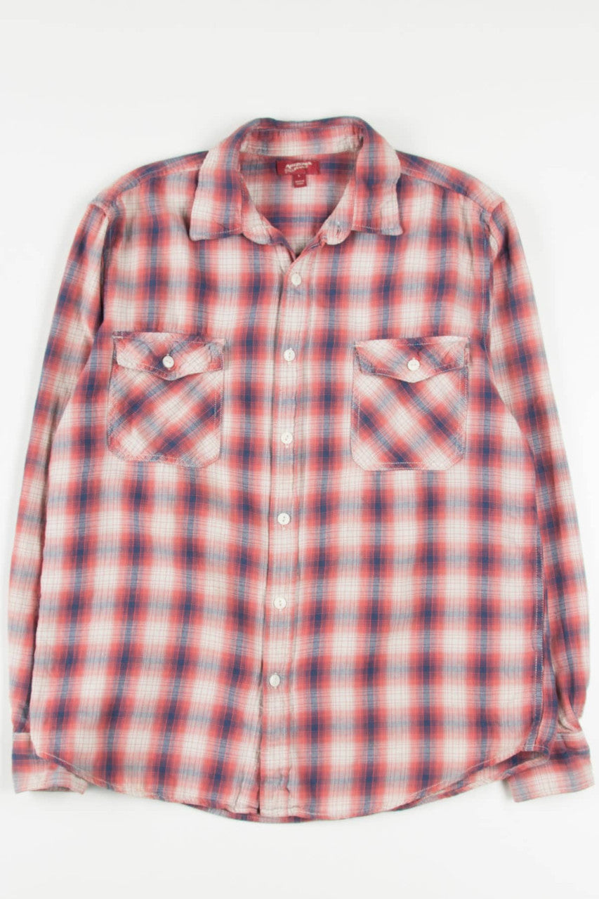 Salmon Pink Arizona Jean Co. Flannel Shirt 3770