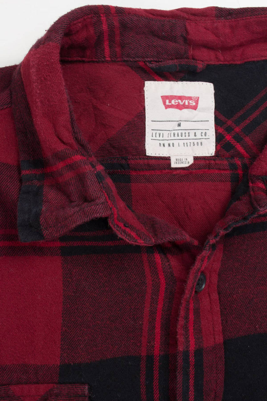 Red Levi's Flannel Shirt 3816