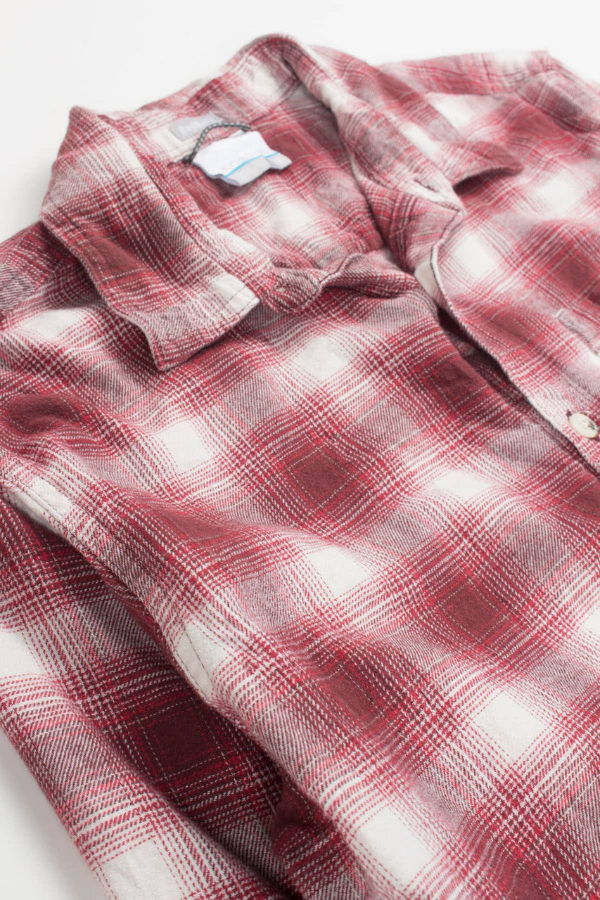 Red Columbia Flannel Shirt 3817