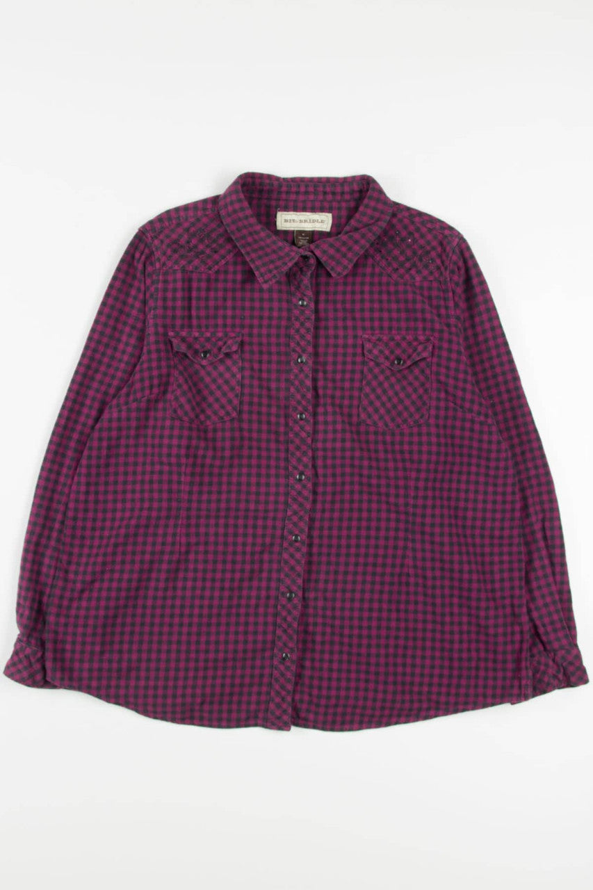 Women's Bit & Bridle Flannel Shirt 3820