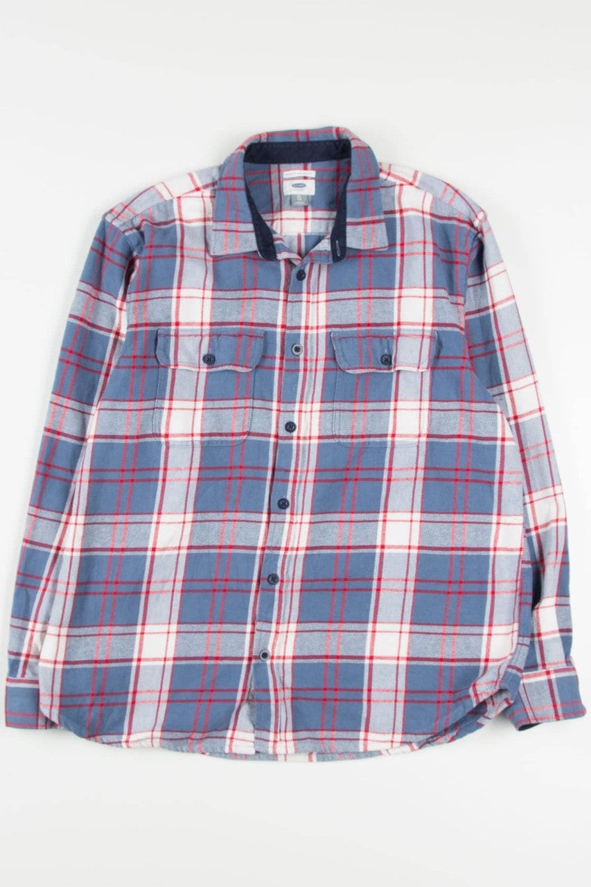 Dusty Blue Old Navy Flannel Shirt 3823