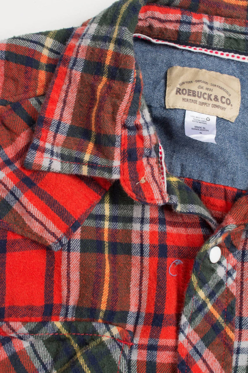 Vintage Roebuck & Co. Flannel Shirt